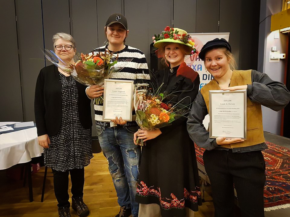Anna Norberg, Casper Hägglund, Christine Persson och Linde Jonsson