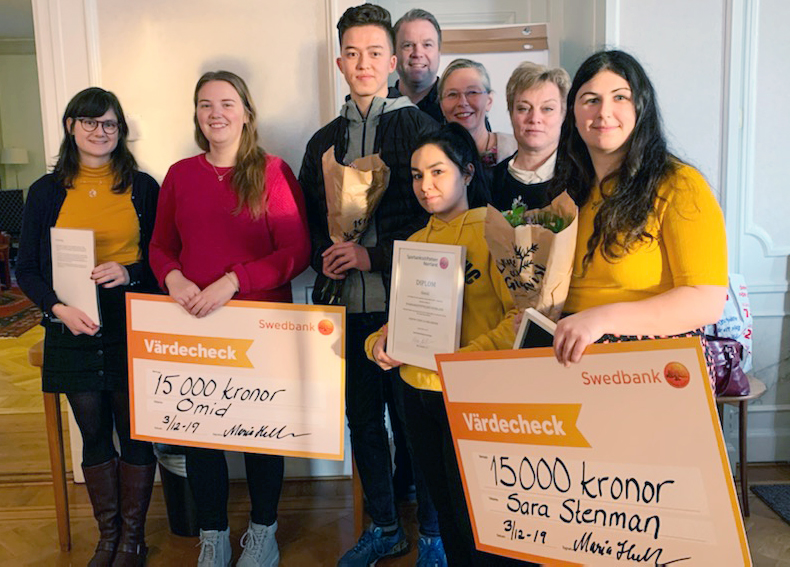 Stipendiemottagare i Västerbotten, Unga ideella krafter